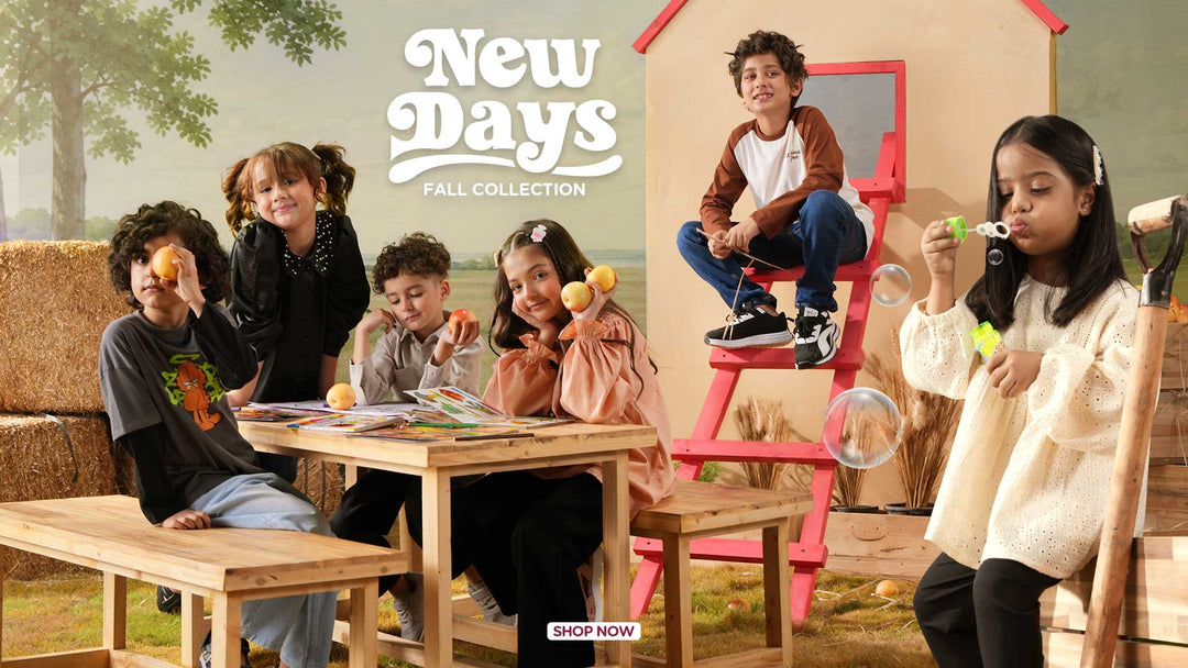 New Days Fall Collection: Warm Pakistani Kids' Wear, Shipped Worldwide