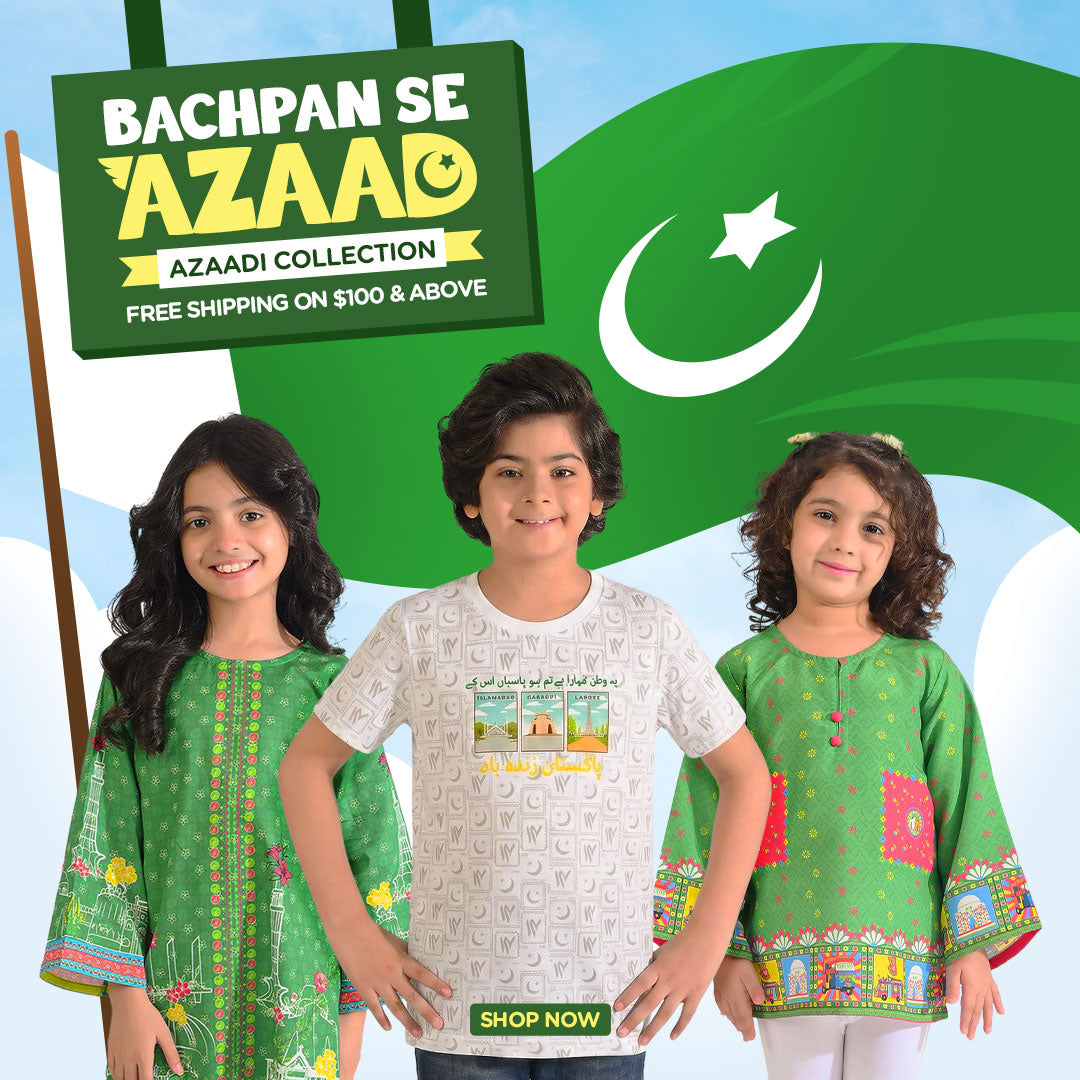 14 August Independence Day Dresses for Kids – Azaadi Collection