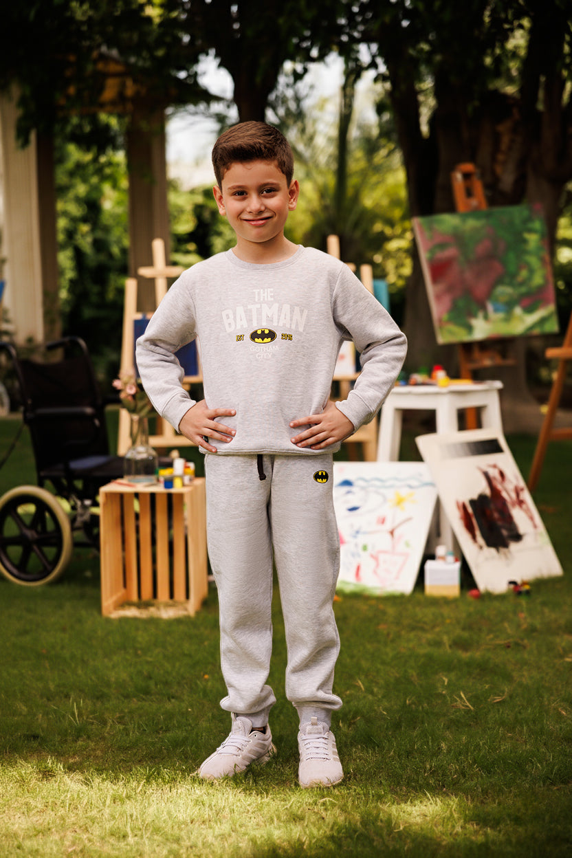 Boys Fleece 2 Piece Suit - Grey