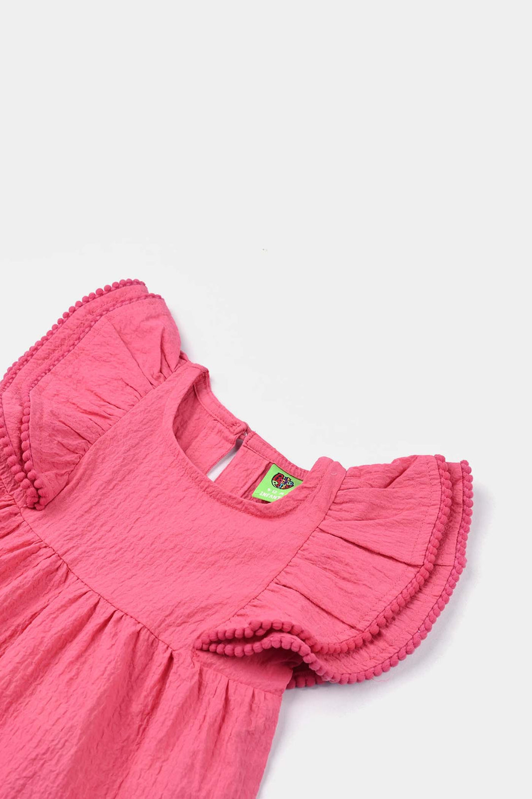 Infant Girls Poly Cotton Casual Top Candy-Pink