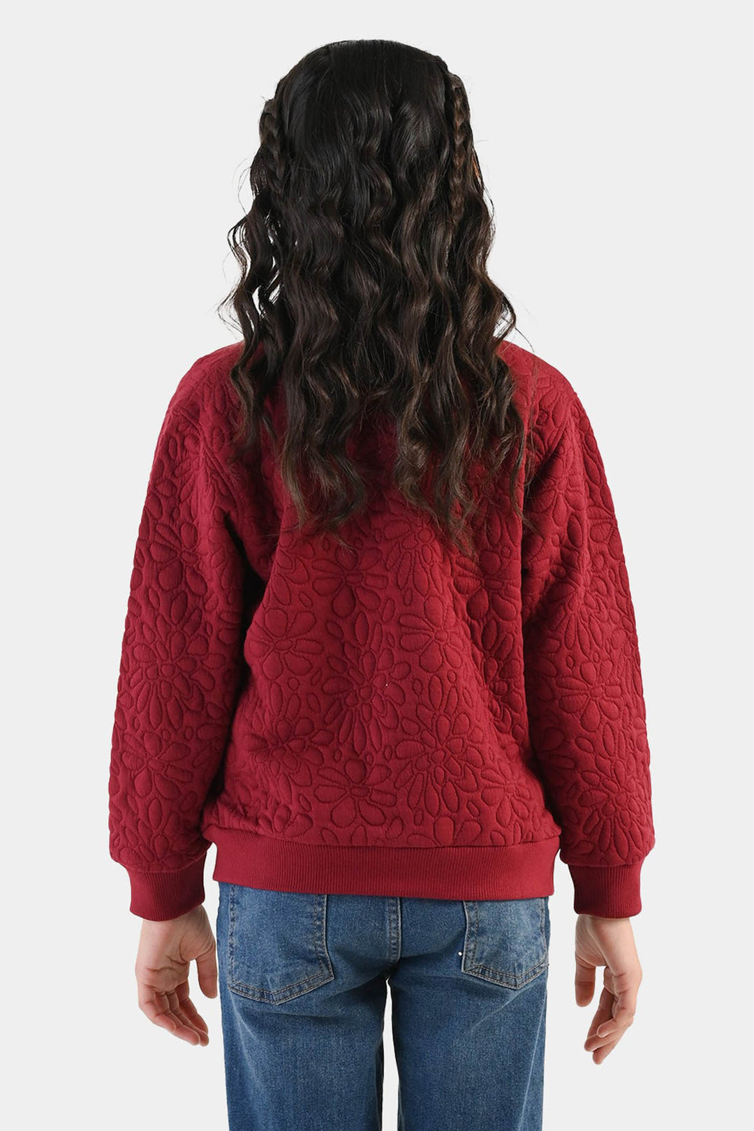 Girls Quilted Jacket Pattern - RED