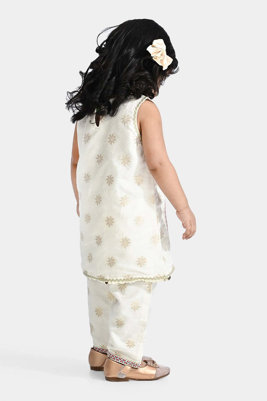 Infant Girls Jacquard 2Pcs Grace-White