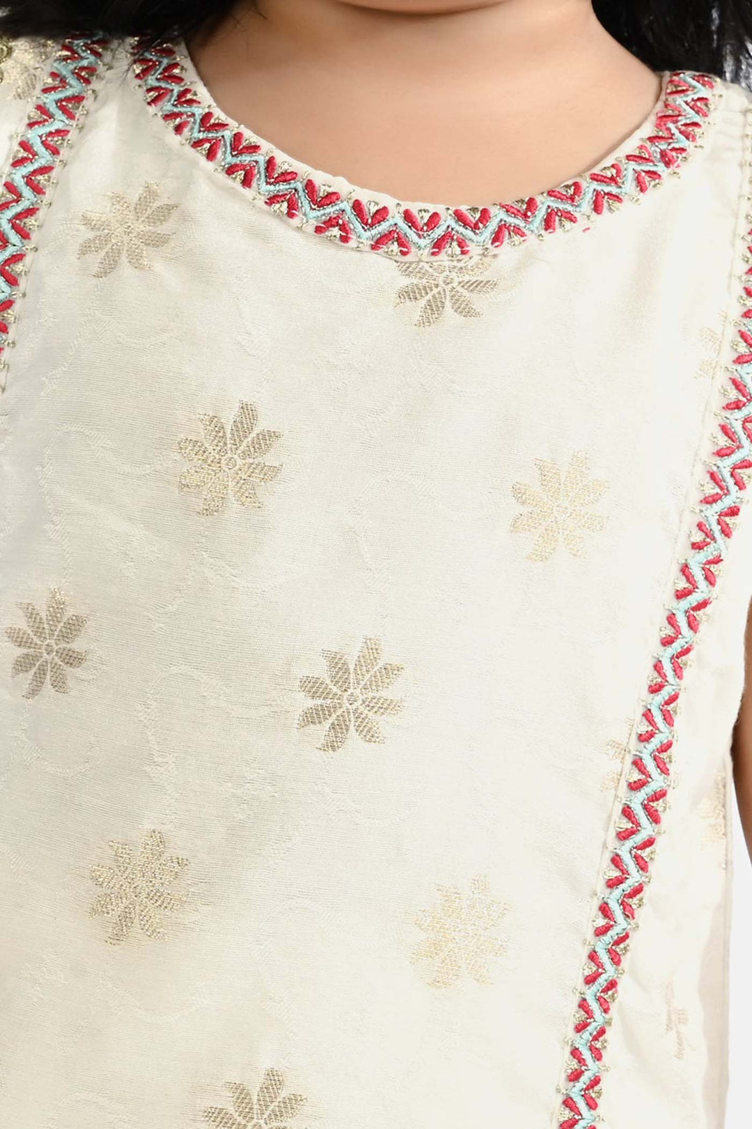 Infant Girls Jacquard 2Pcs Grace-White