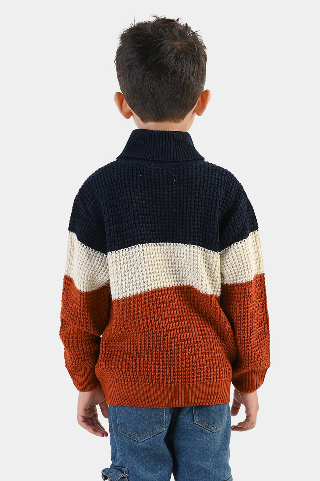 Boys Acrylic Sweater - Vibes - Multi