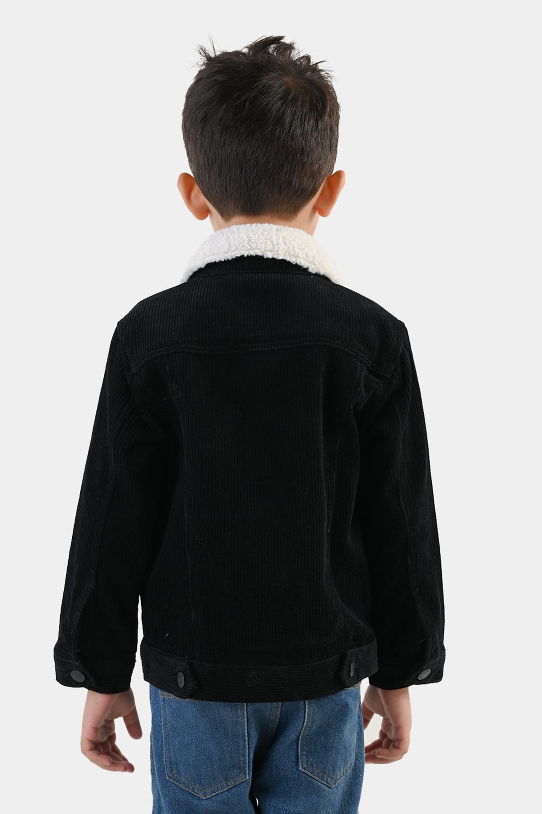 Boys Corduroy Jacket Black
