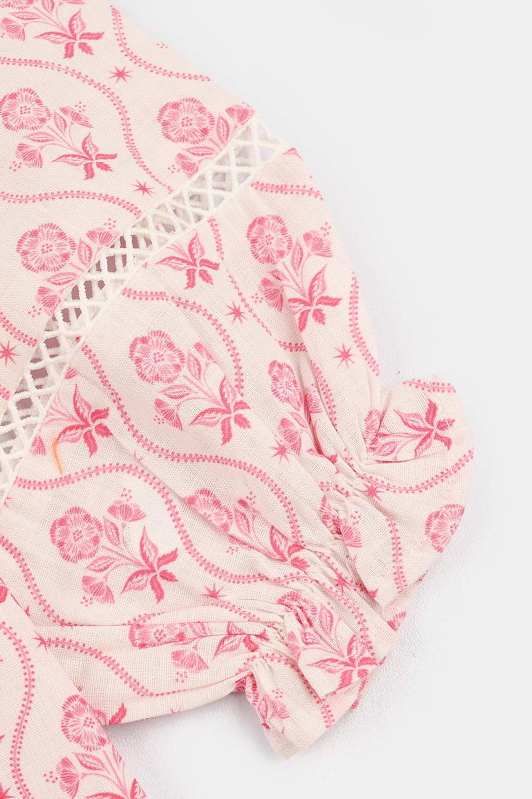Girls Cotton Co-Ord Set Fishes-Light.Pink
