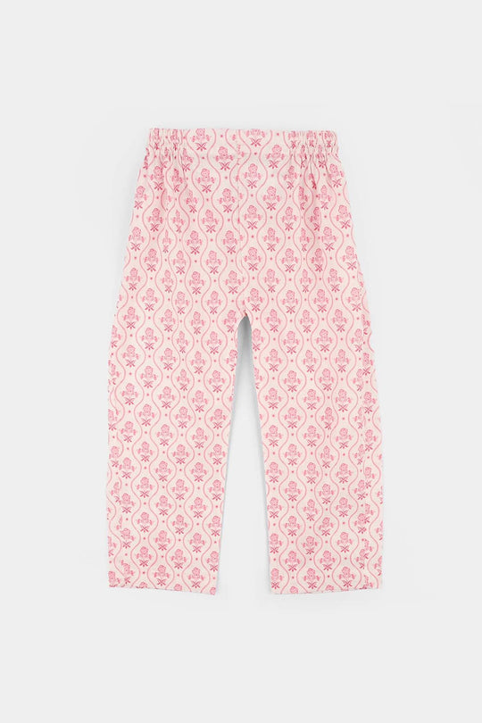 Girls Cotton Co-Ord Set Fishes-Light.Pink
