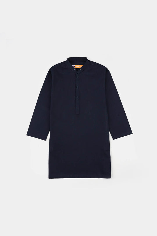 Boys Poly Viscose 2Piece Suit-Blended Blue