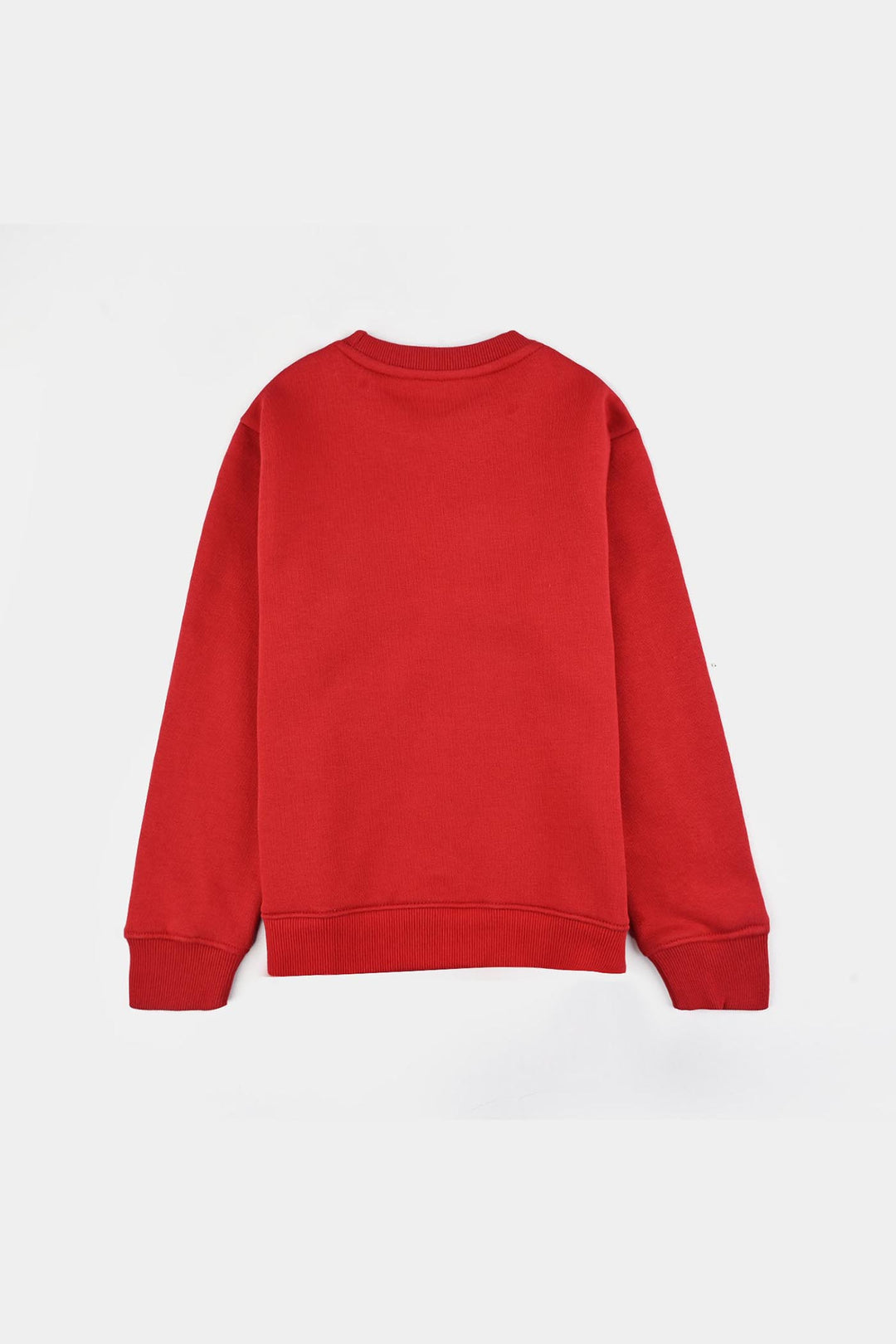 Boys Fleece Sweatshirt Red Today-Salsa