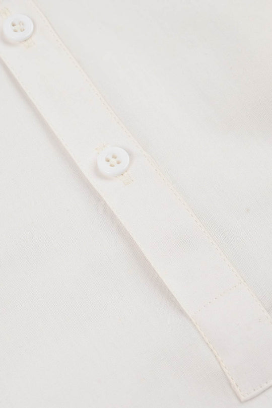Infant Boys Poly Viscose 2Piece Suit (Bright White)