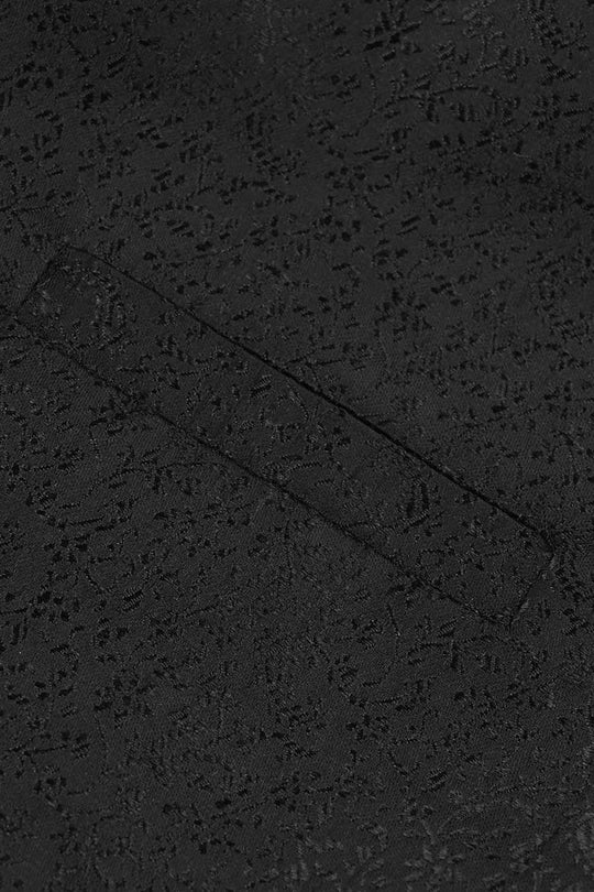 Boys Poly Viscos Waist Coat (Black Funk) - BLACK