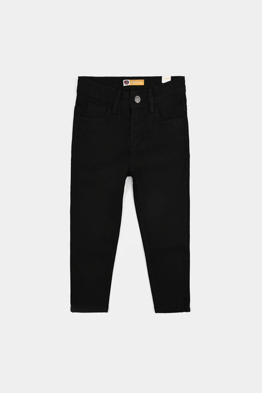 Boys Denim Stretch Pant Basic - BLACK