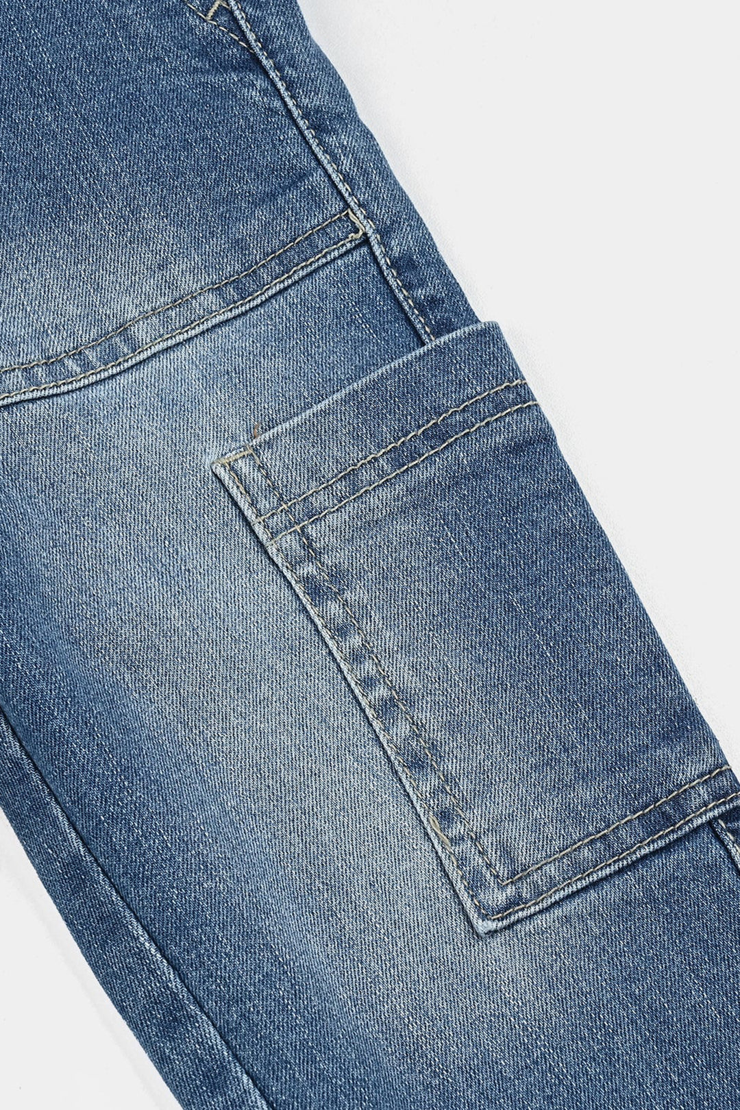 Boys Denim Stretch Pant Do Something - Mid Blue