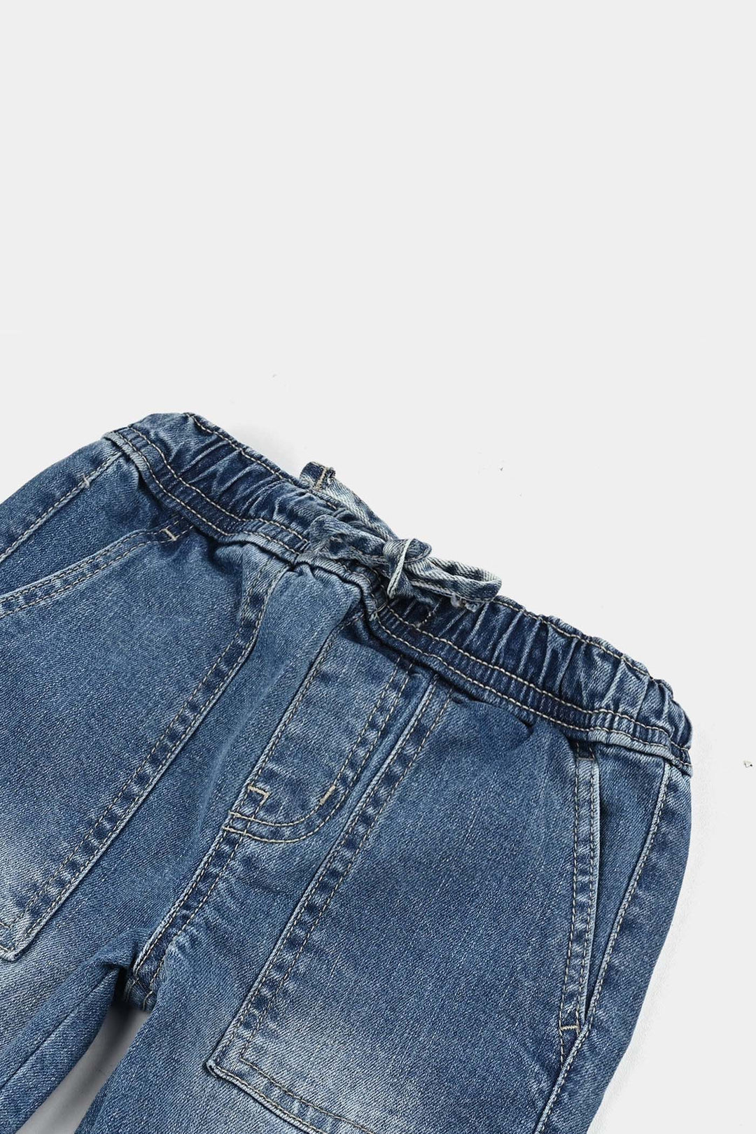 Boys Denim Stretch Pant Do Something - Mid Blue