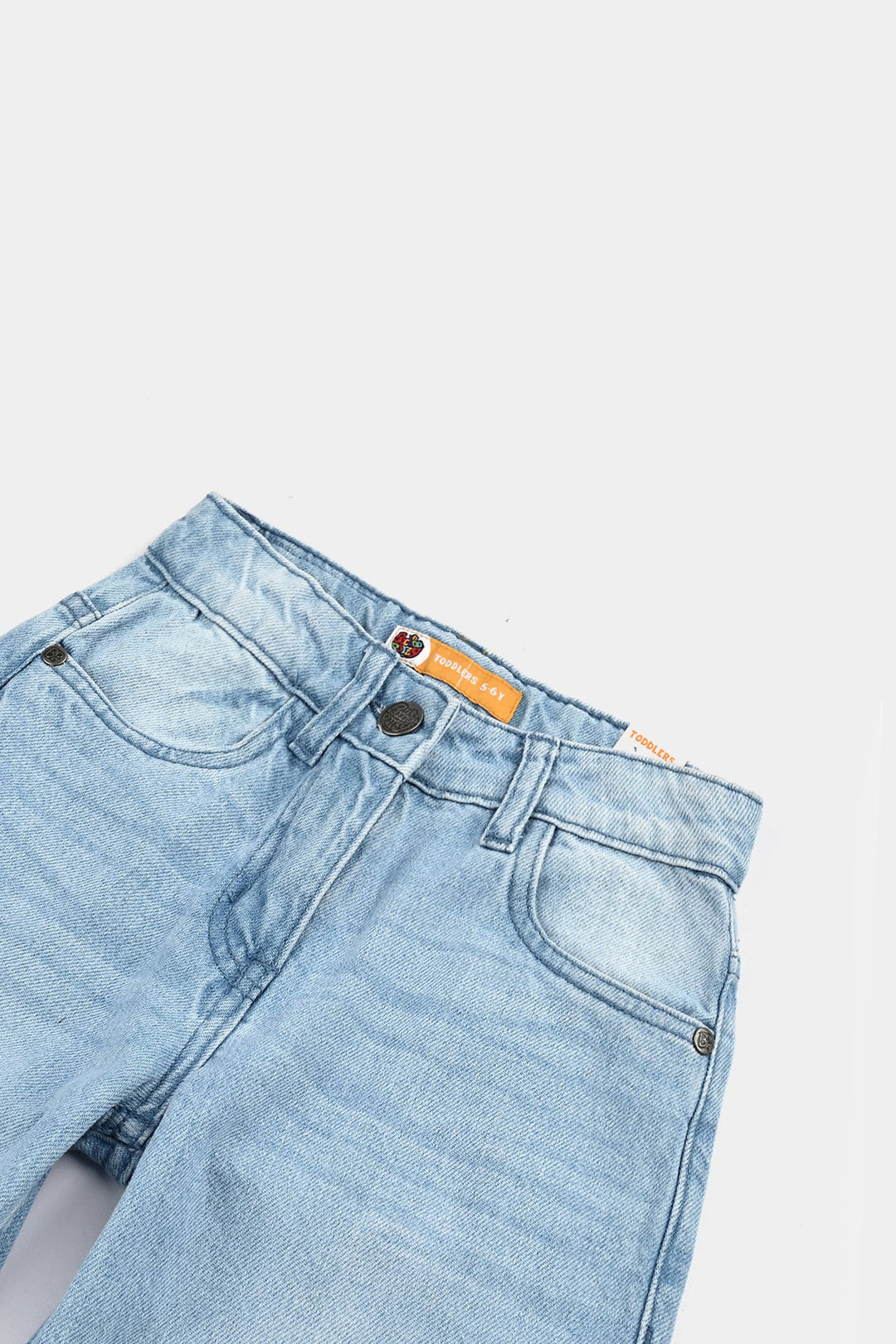 Girls Denim Stretch Pant Emb - LIGHT BLUE