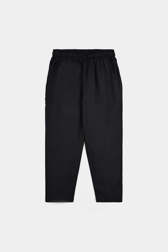 Boys Poly Viscose PKT Pajama-BLACK