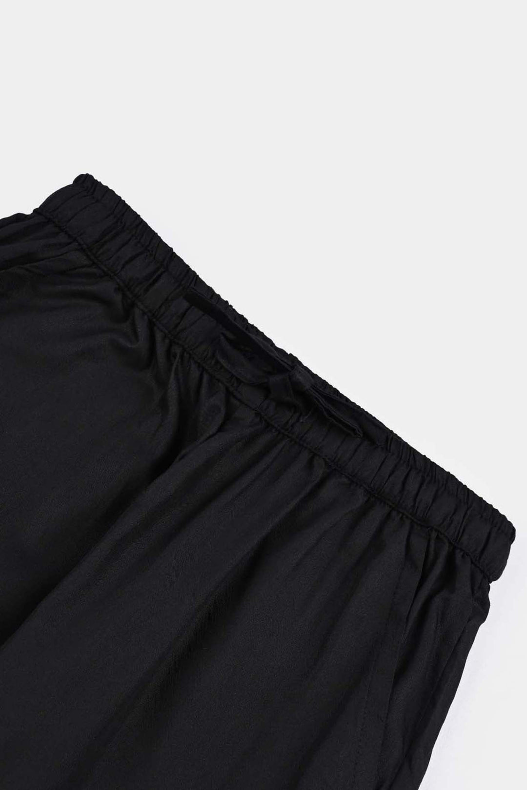 Boys Poly Viscose PKT Pajama-BLACK