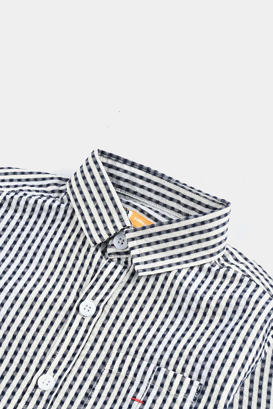 Boys Yarn Dyed Shirt- White Check