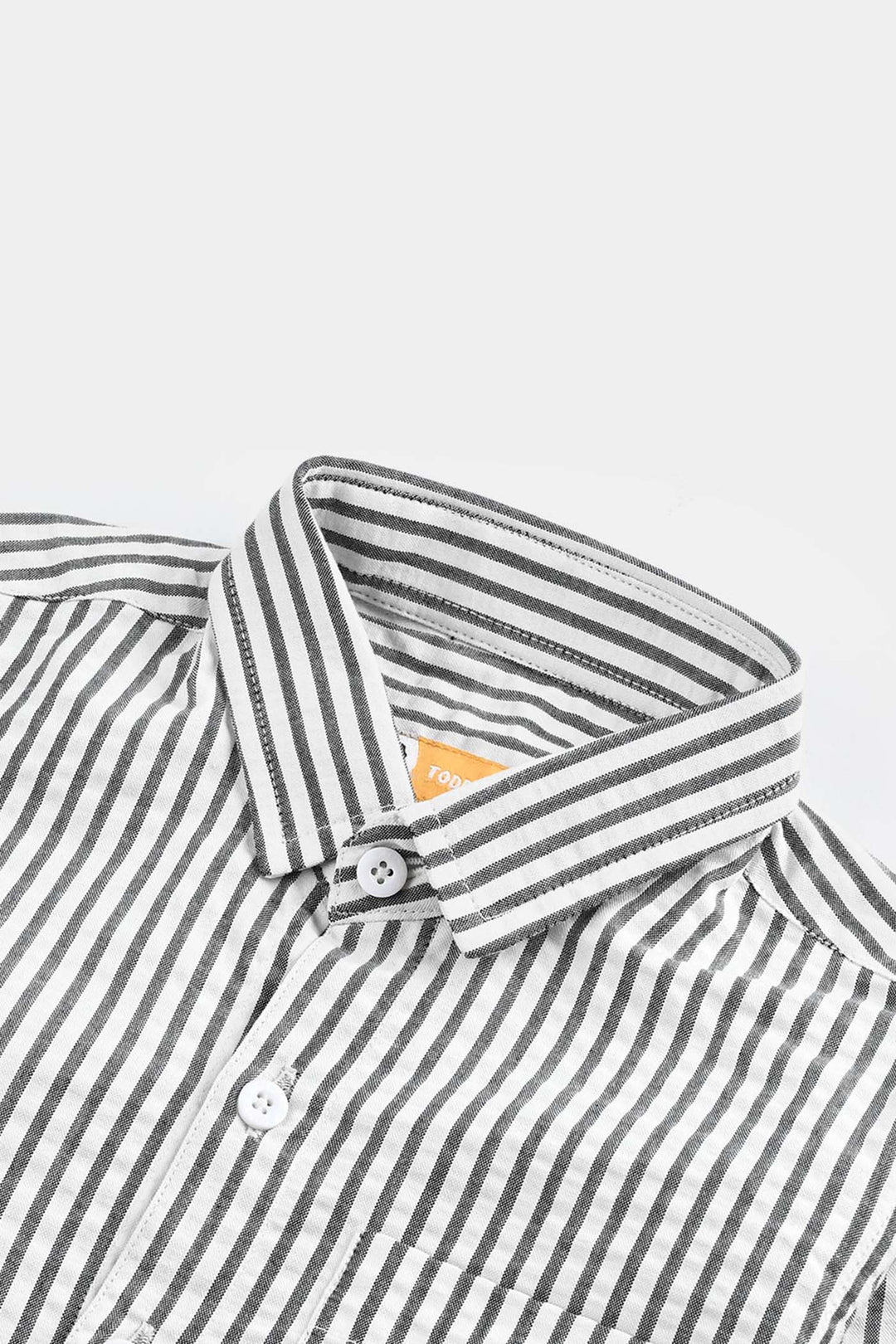 Boys Yarn Dyed Shirt F/S (Ready To Explore) - G/Stripe