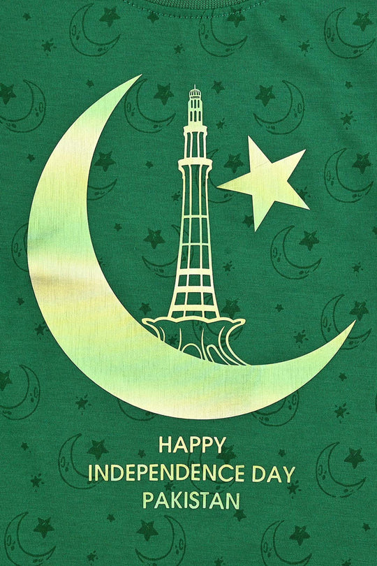 Boys Poly Cotton Jersey T-Shirt H/S SITARO SE AAGE-Joly Green