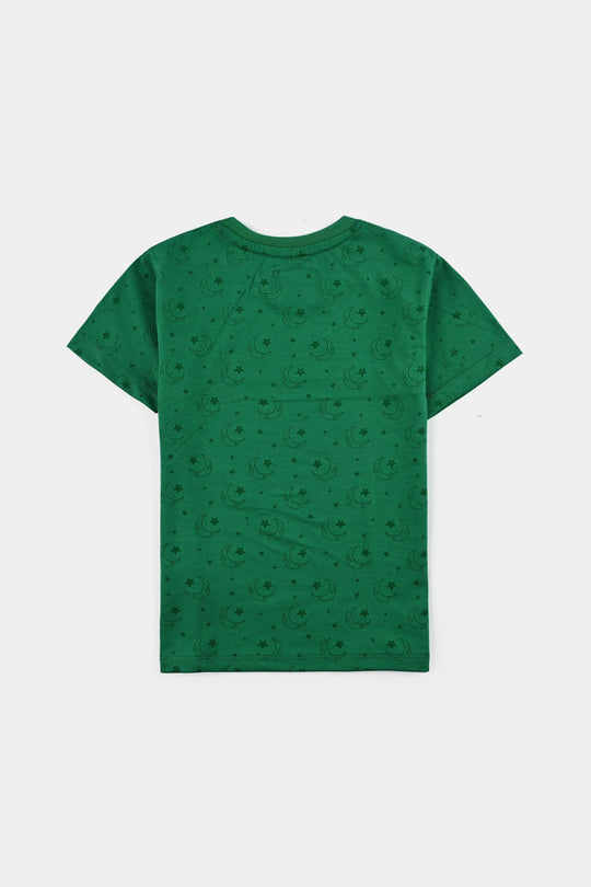 Boys Poly Cotton Jersey T-Shirt H/S SITARO SE AAGE-Joly Green