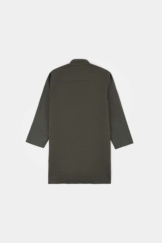 Boys Poly Viscose 2Piece Suit (Dusty Olive)