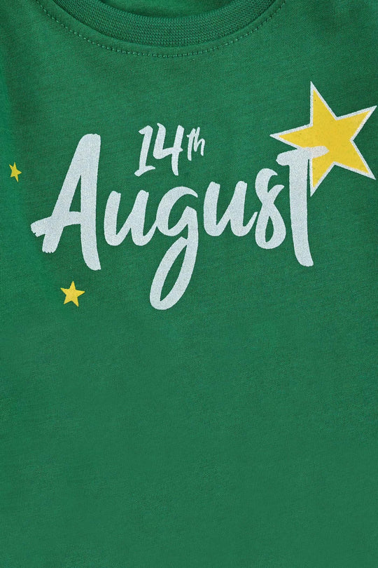 Infant Girls T-Shirt SHINING STAR-Joly Green