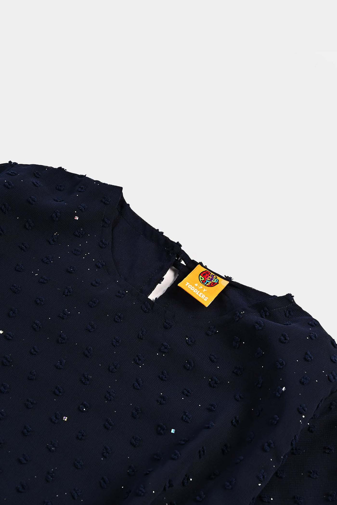 Girls Poly Cotton Casual Top-Blue