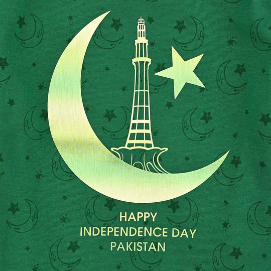 Infant Boys Poly Cotton Jersey T-Shirt SITARO SE AAGE-Joly Green