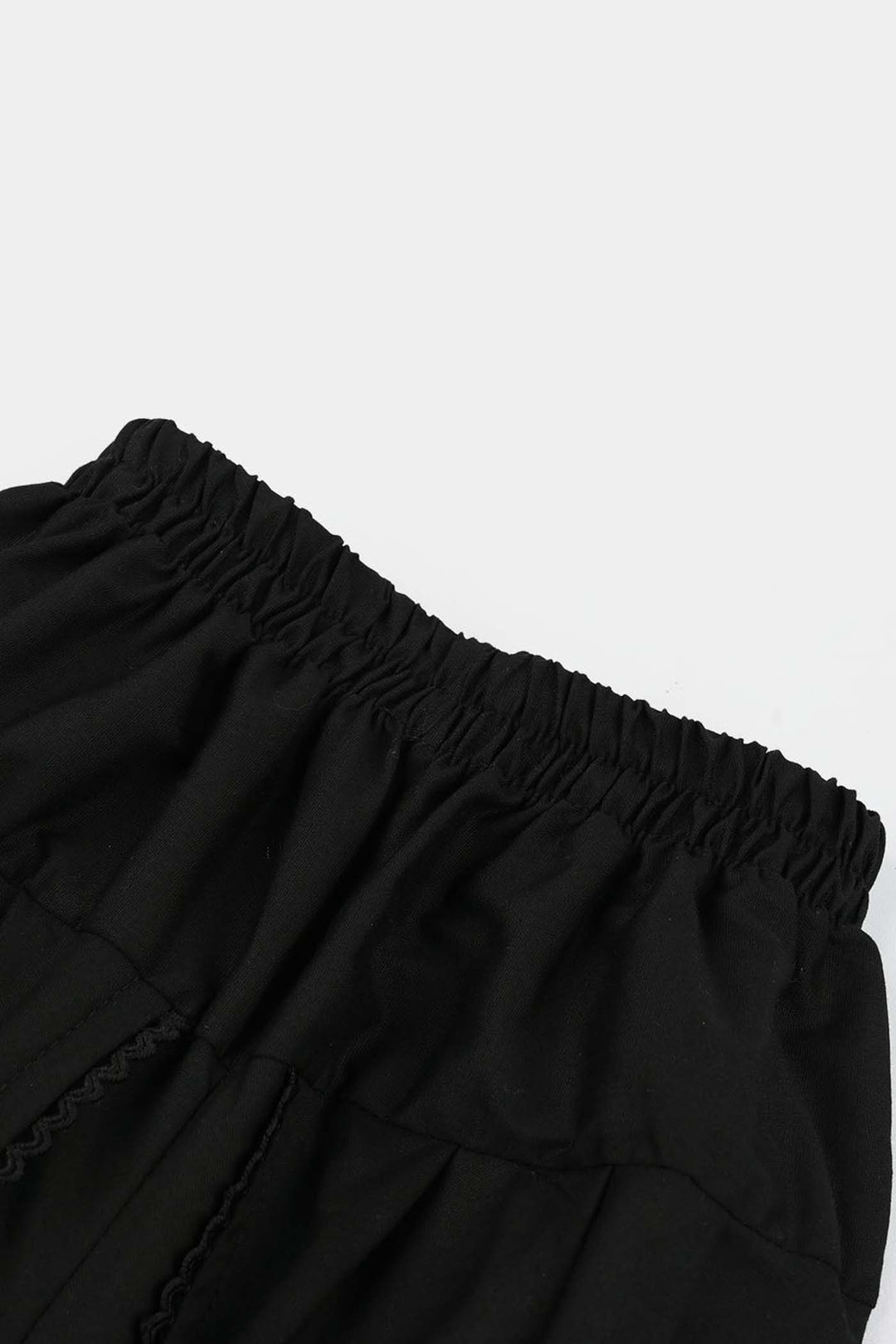 Infant Girls Cotton Tulip Shalwar -BLACK