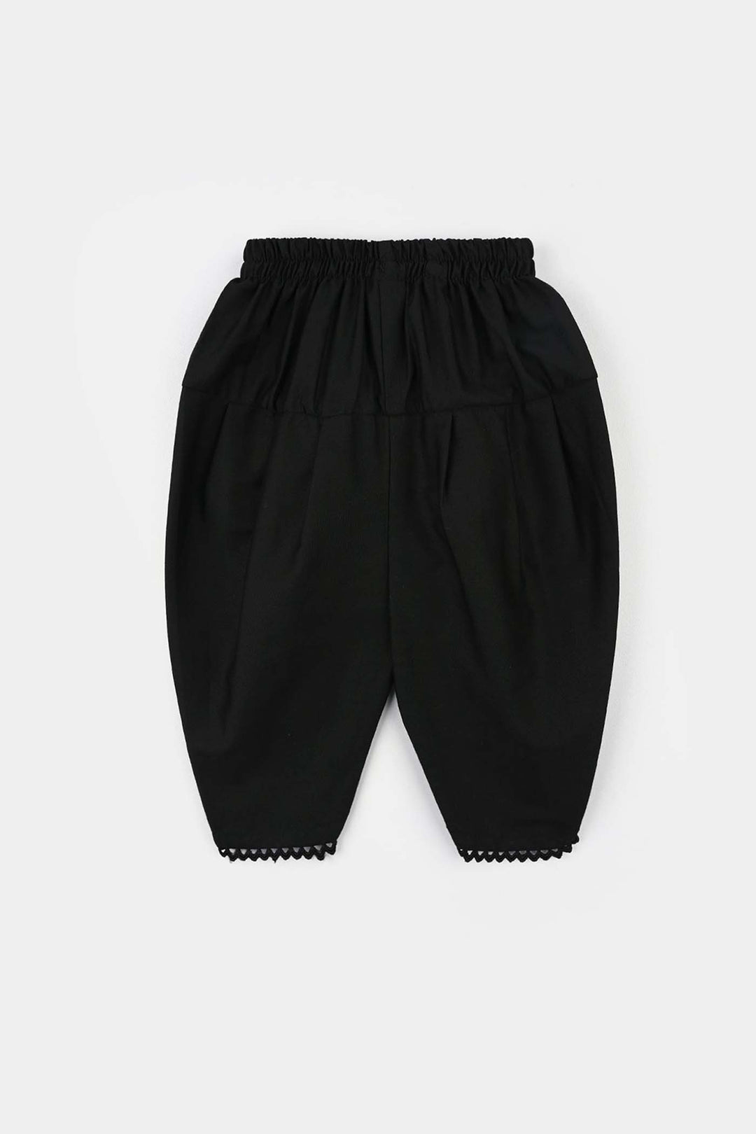 Infant Girls Cotton Tulip Shalwar -BLACK