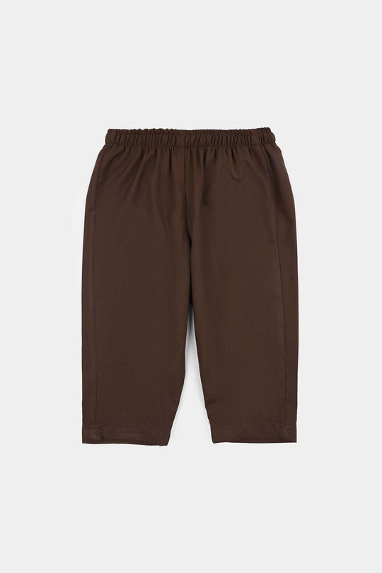 Infant Boys Poly Viscose 2Piece (Honey Mustard)-BROWN