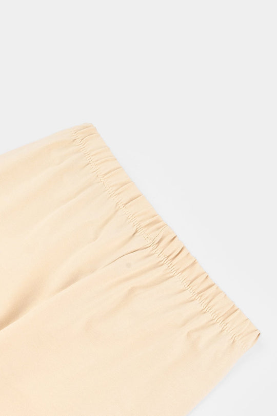 Girls Jersey/Terry Tights-Wood.Ash