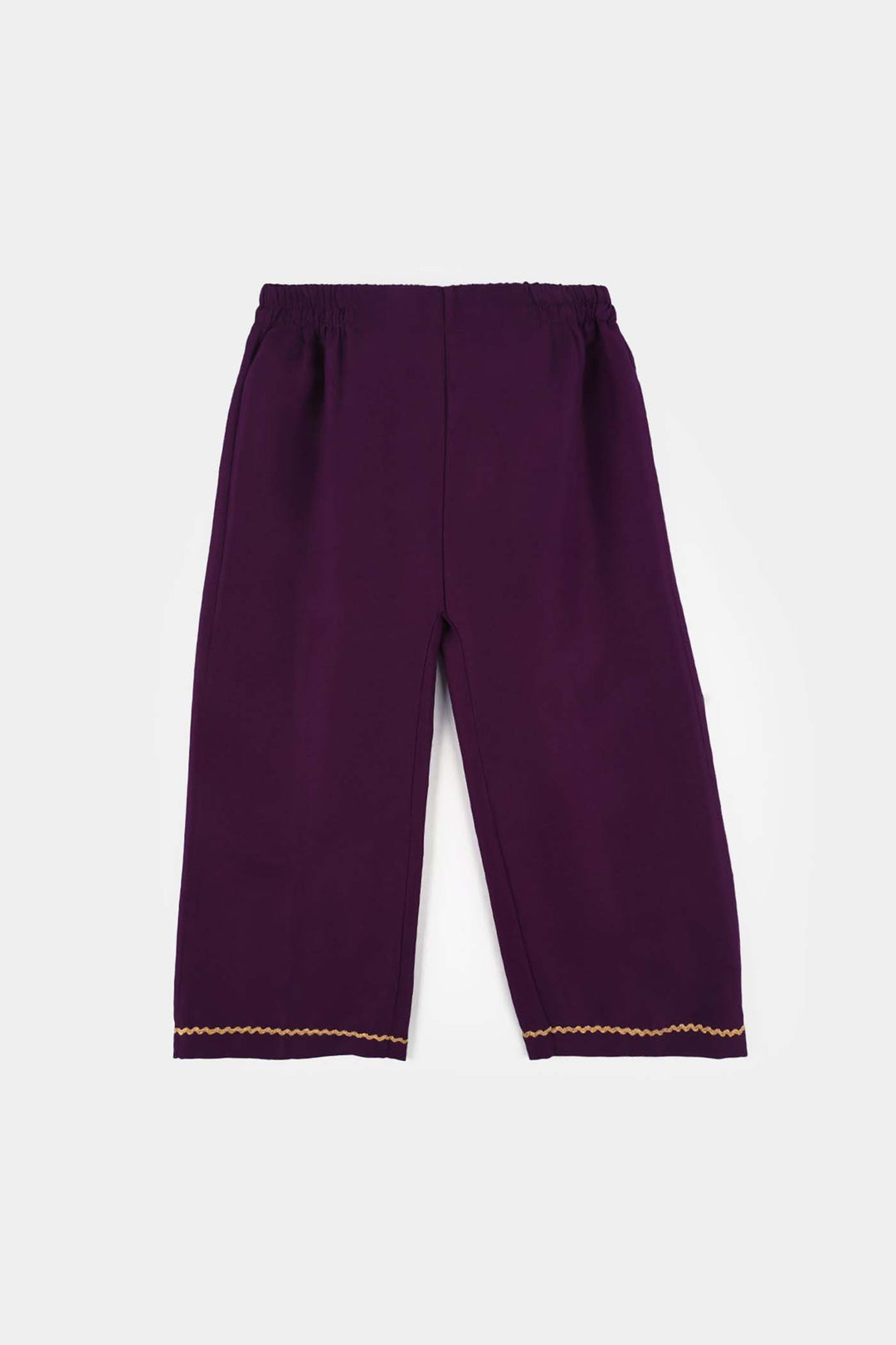 Teens Girls Poly Cambric 3-Piece Set (Rang Saaz) - Purple