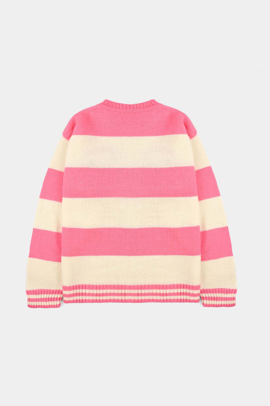 Girls Acrylic Sweater - Pink