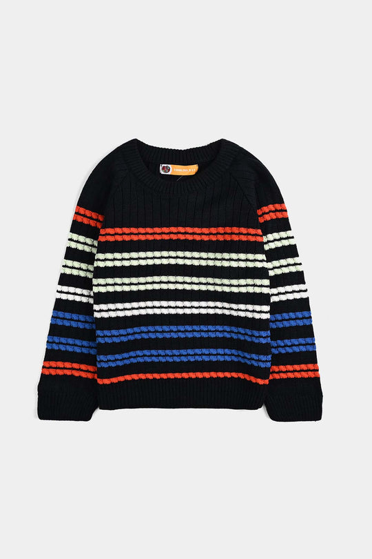 Boys Acrylic Sweater-Triadic - Multi
