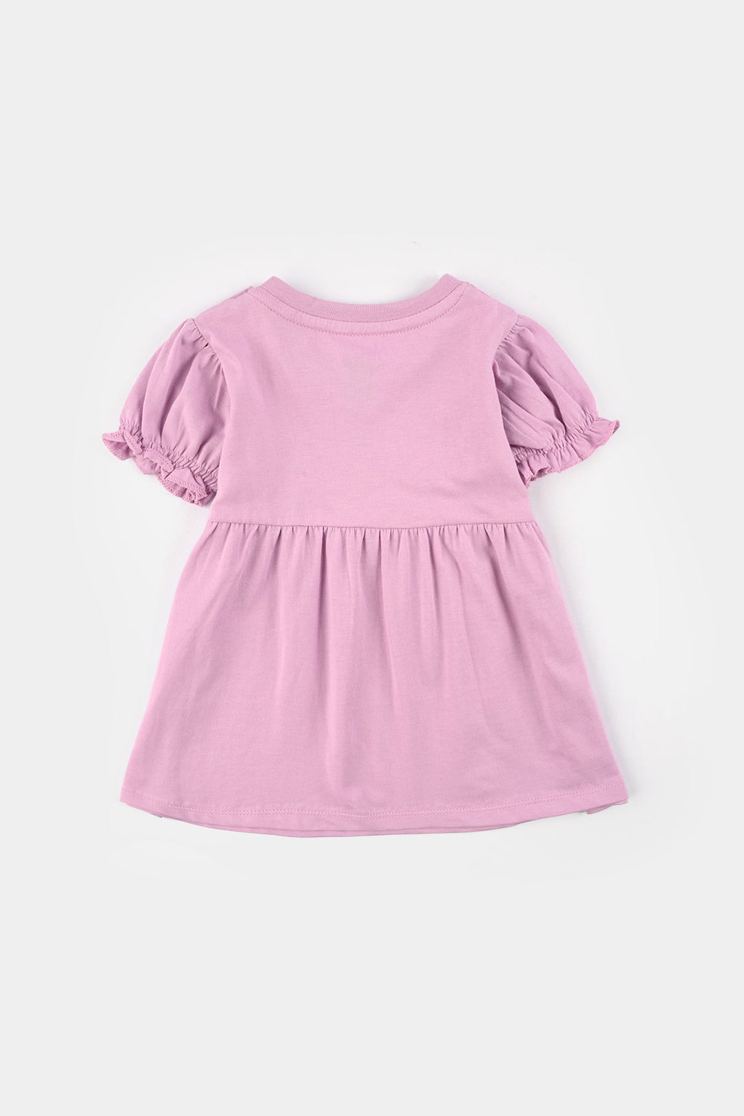 Infant Girls Jersey/Terry Knitted Frock (Good Mood)