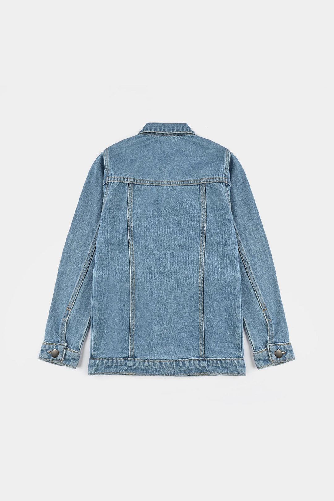 Boys Denim Stretch Jacket Smile-Light Blue