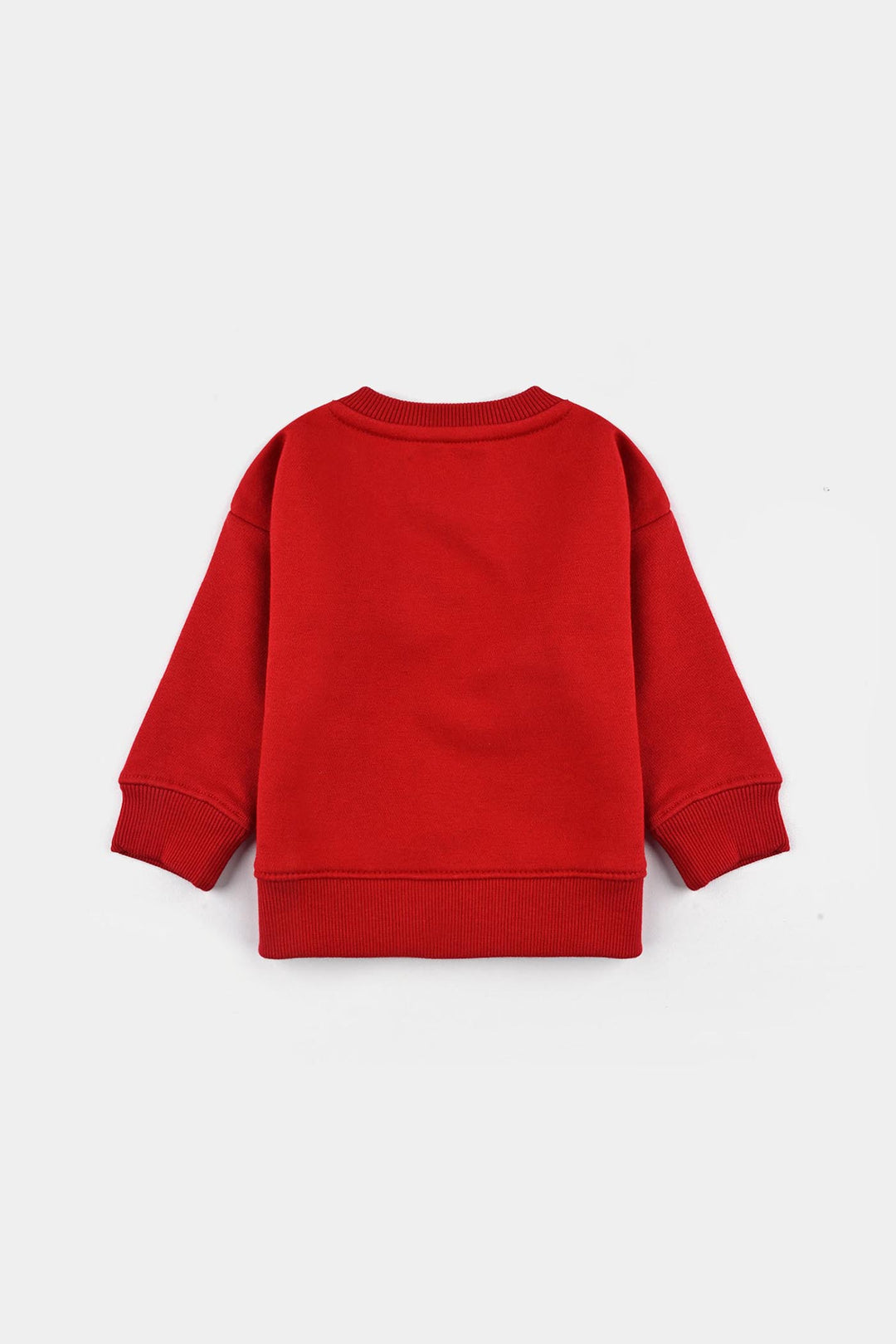 Infant Boys Fleece Sweatshirt-Red