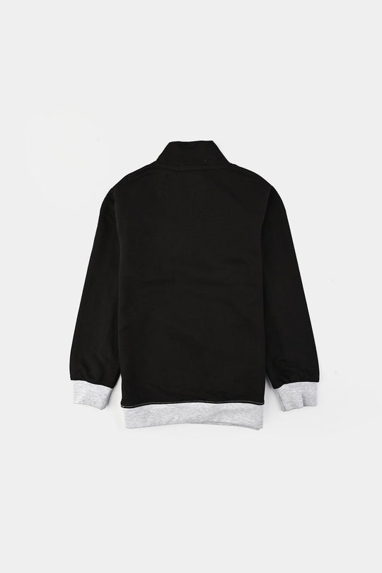 Boys Jersey/Terry 2 Piece Suit Lakers-Black/Grey