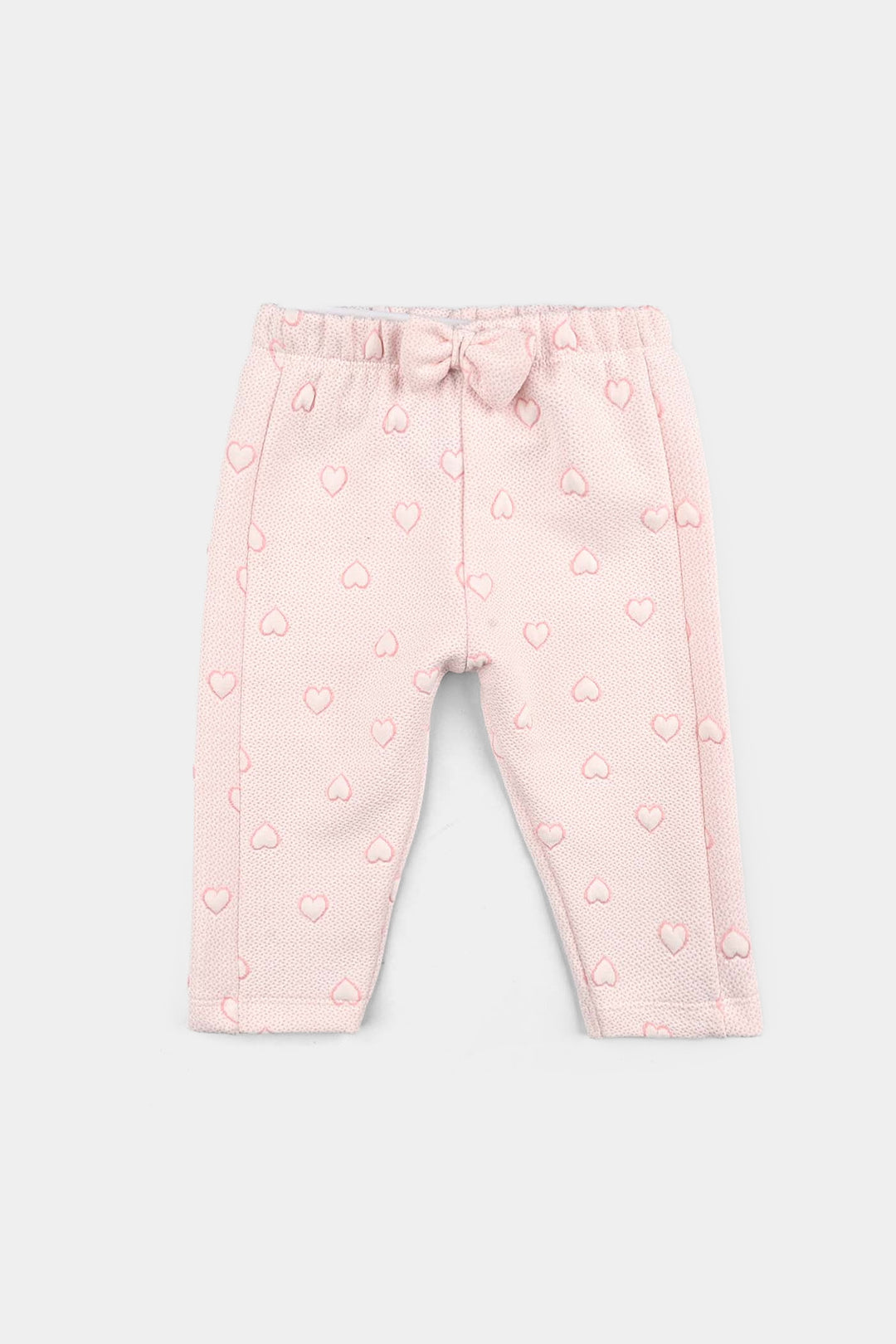 Infant Girls Jacquard Suit - Pink