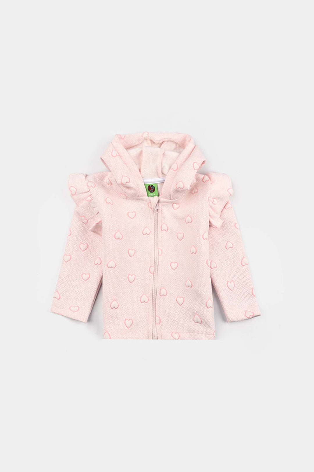 Infant Girls Jacquard Suit - Pink