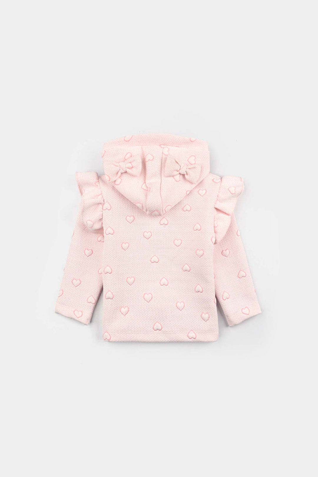 Infant Girls Jacquard Suit - Pink