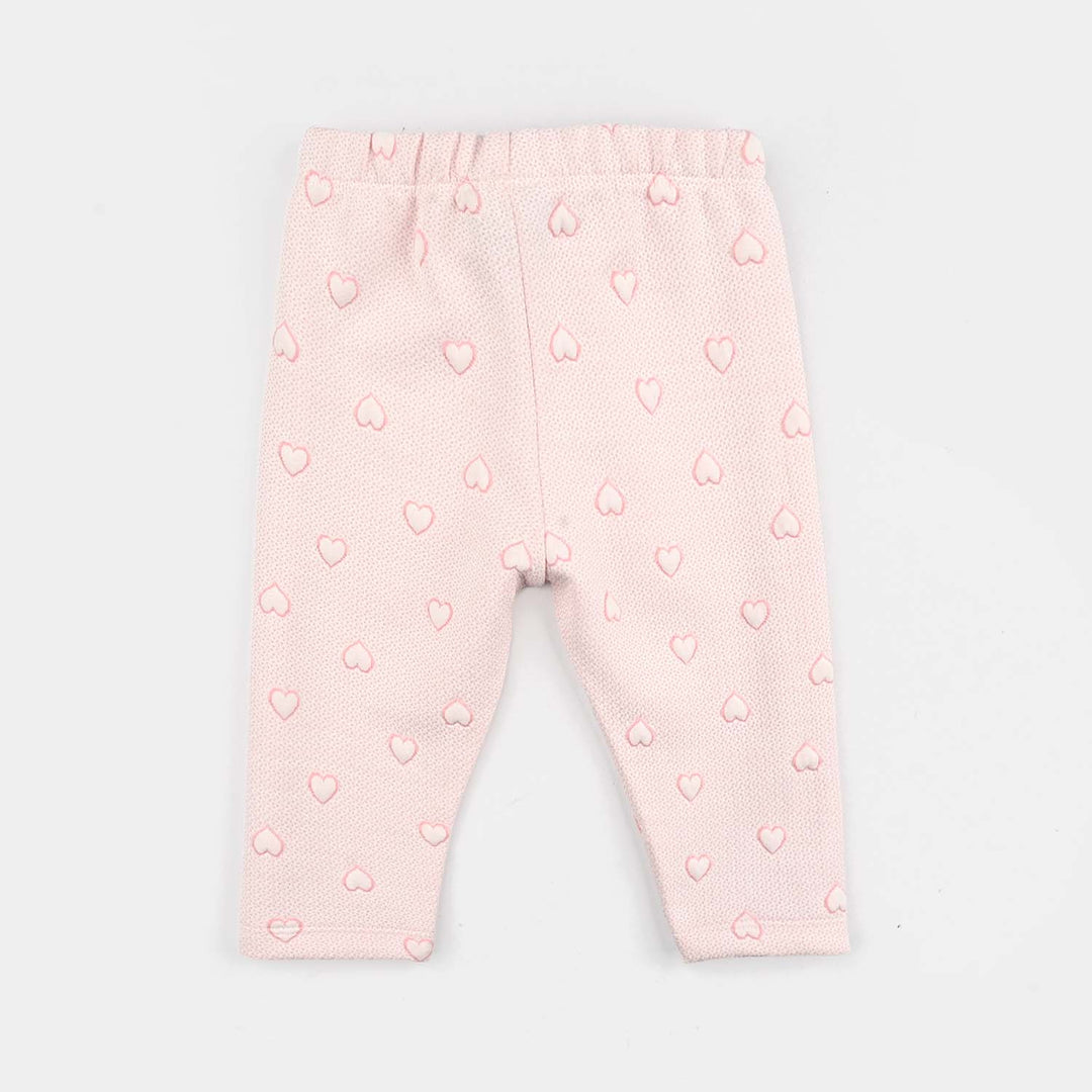 Infant Girls Jacquard Suit - Pink