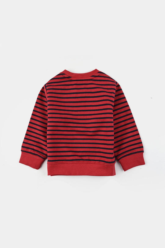 Infant Boys Jersey/Terry 2 Piece Smile All Day-Salsa