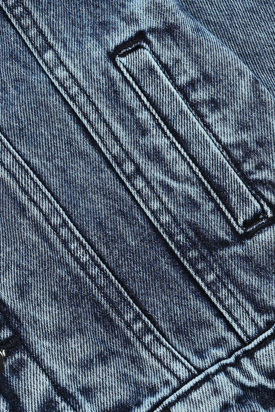 Boys Denim Stretch Jacket-Mid Blue