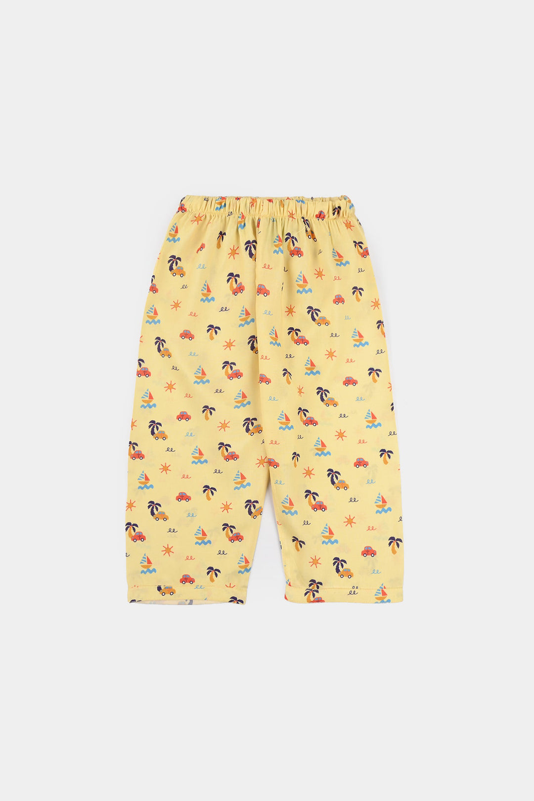 Infant Boys Viscose Nightwear (Beach Vibes) - Yellow