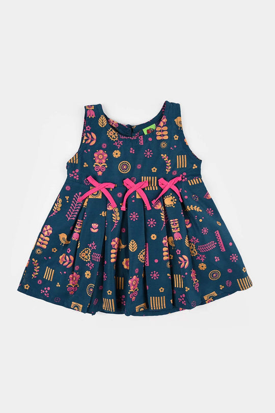Infant Girls Poly Cambric Suit (2 Piece) - Teal