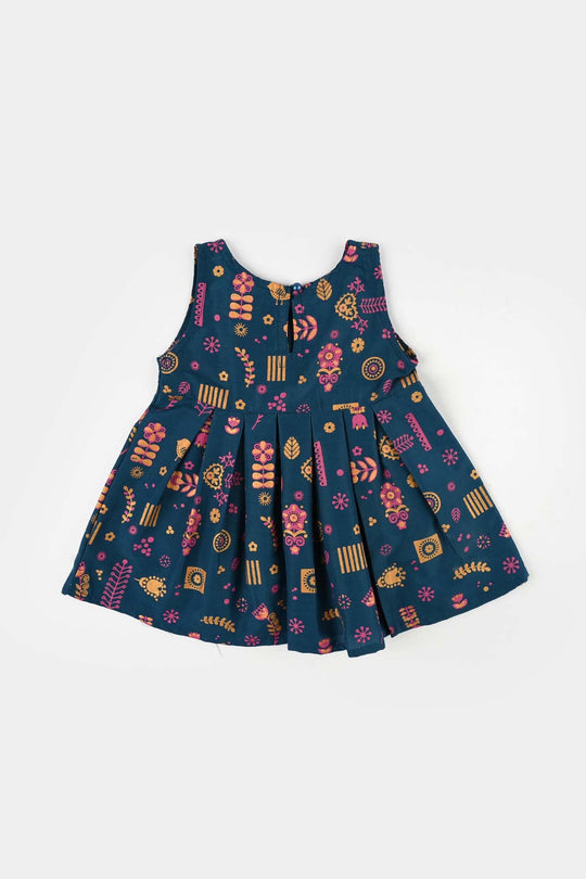 Infant Girls Poly Cambric Suit (2 Piece) - Teal