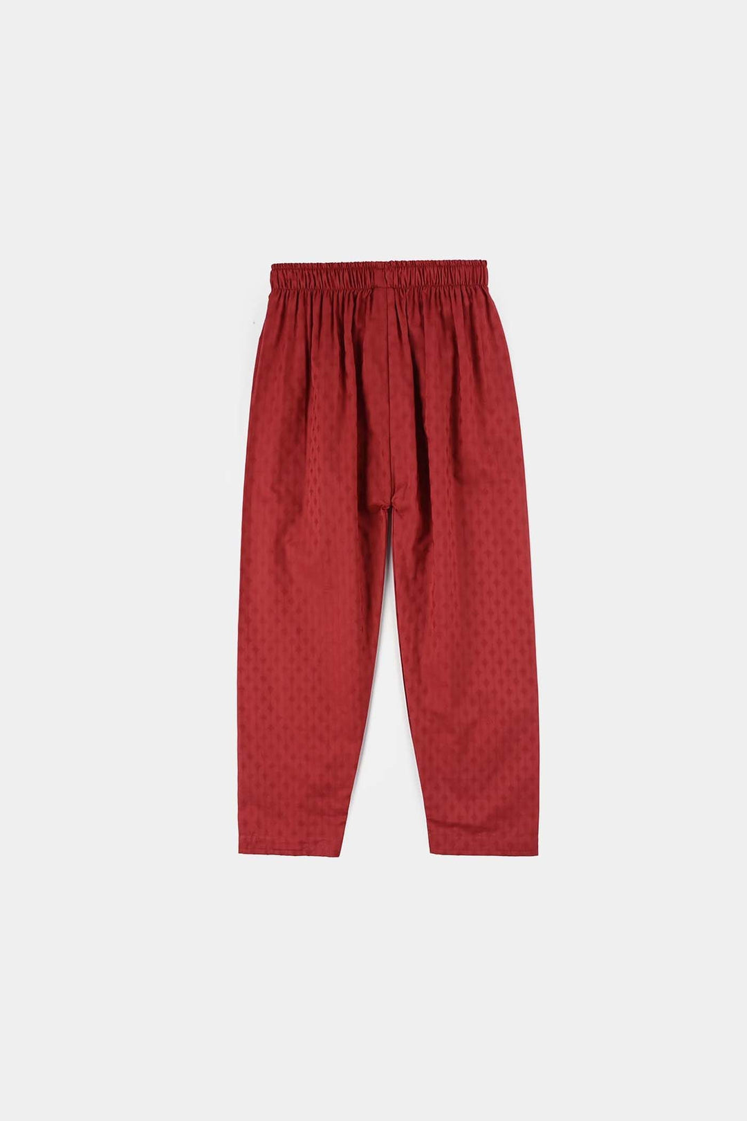 Girls Jacquard 2-Piece Suit (Rose) - Maroon